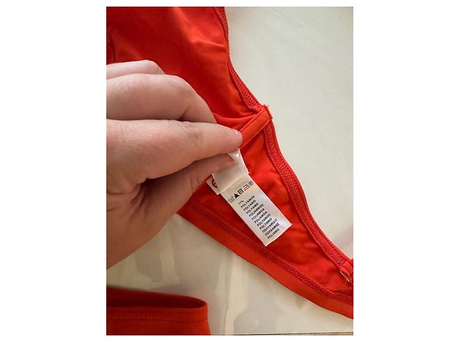 Costume da bagno rosso due pezzi ERES nuovo senza etichetta, sopra 42 sotto 38 - vista 6