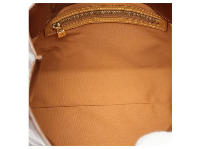 Borsa Louis Vuitton Reed PM Vernis Mini Bronzo - vista 13