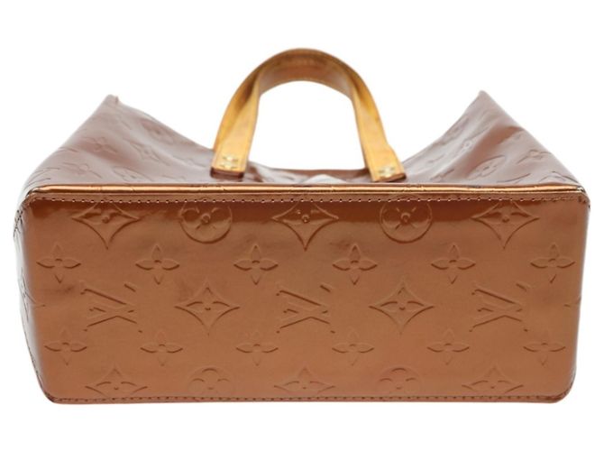 Borsa Louis Vuitton Reed PM Vernis Mini Bronzo - vista 5