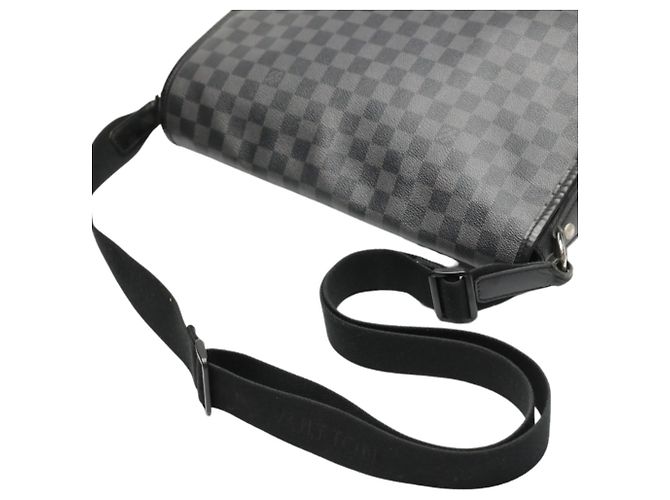 Borsa a Spalla Damier Graphite Louis Vuitton Nero - vista 10