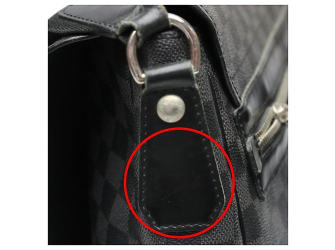 Borsa a Spalla Damier Graphite Louis Vuitton Nero - vista 11