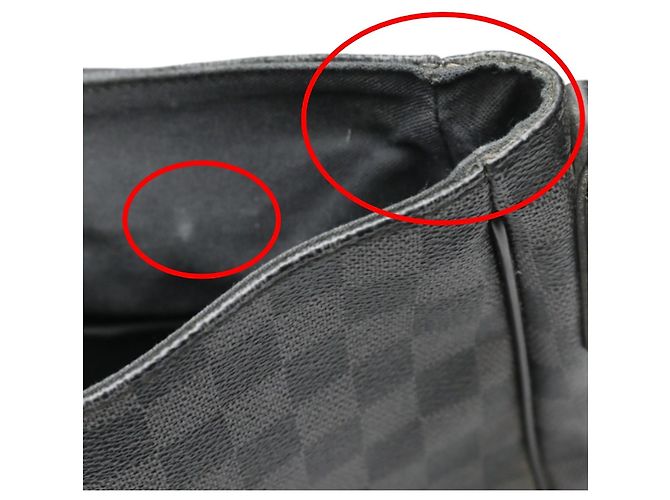 Borsa a Spalla Damier Graphite Louis Vuitton Nero - vista 16