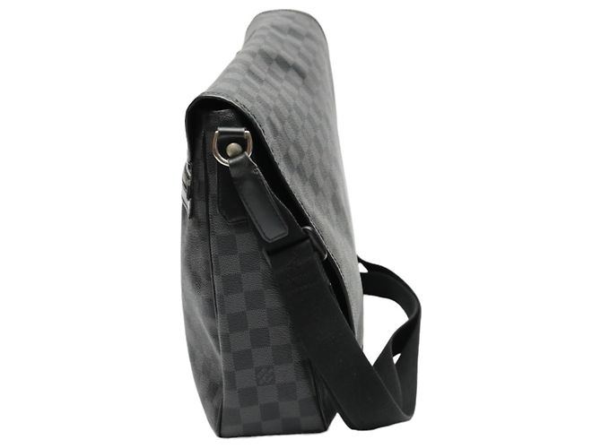 Borsa a Spalla Damier Graphite Louis Vuitton Nero - vista 3