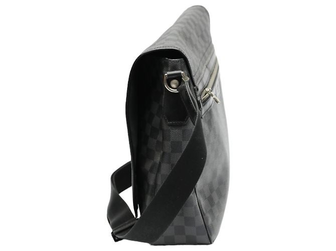 Borsa a Spalla Damier Graphite Louis Vuitton Nero - vista 4