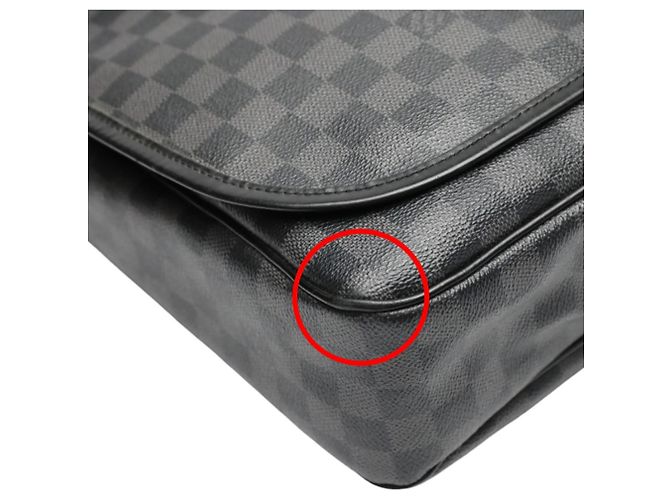 Borsa a Spalla Damier Graphite Louis Vuitton Nero - vista 6