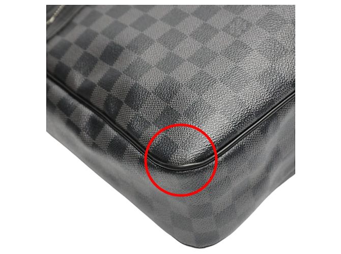 Borsa a Spalla Damier Graphite Louis Vuitton Nero - vista 8