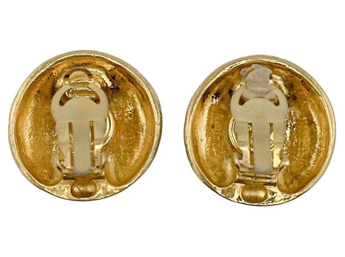 Timeless Chanel Vintage Gold Clip Ohrringe Golden - Ansicht 2