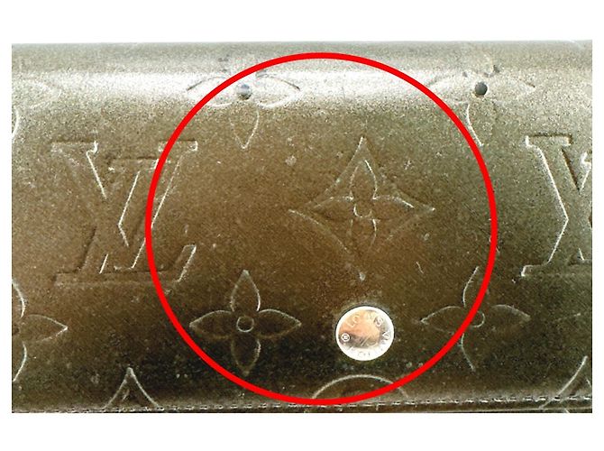 Billetera plegable Monogram Mat Louis Vuitton Negro - vista 9