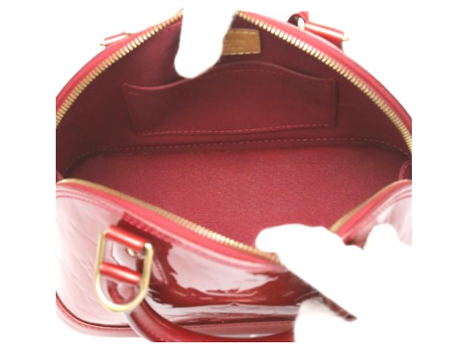 Borsa Alma BB in Monogram Vernis Louis Vuitton Rosso - vista 12