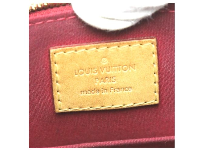 Borsa Alma BB in Monogram Vernis Louis Vuitton Rosso - vista 13