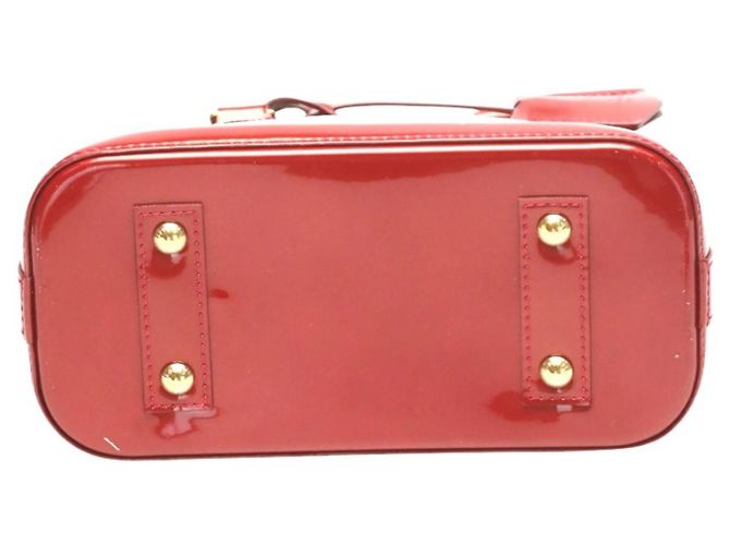 Borsa Alma BB in Monogram Vernis Louis Vuitton Rosso - vista 6