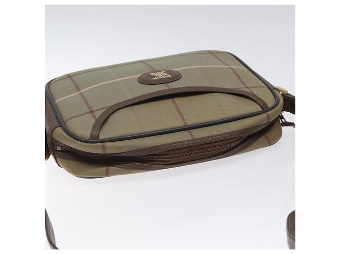 Autre Marque Borsa a Spalla Burberrys Nova Check in Tela Beige Oro Auth bs24660 D'oro - vista 6