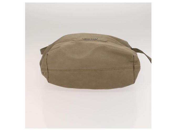 Borsa a Spalla in Pelle Beige Auth 119364 di BURBERRY - vista 5