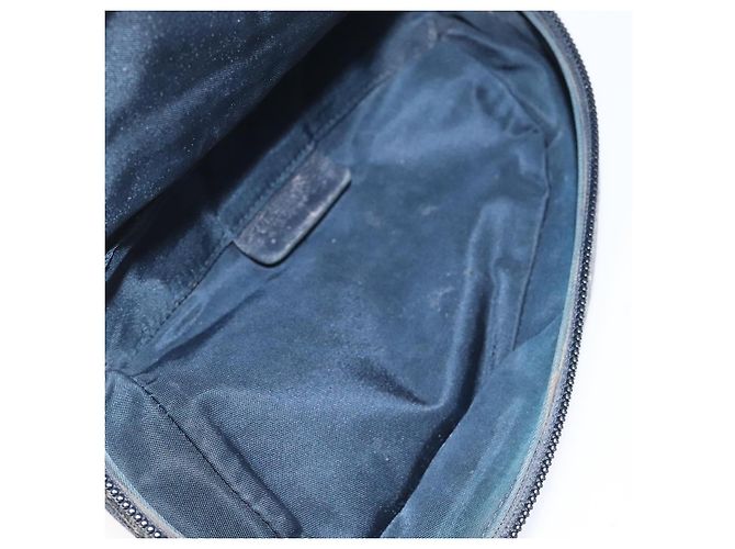 Pochette in tela Trotter Christian Dior Navy Auth 119182 Blu navy - vista 11