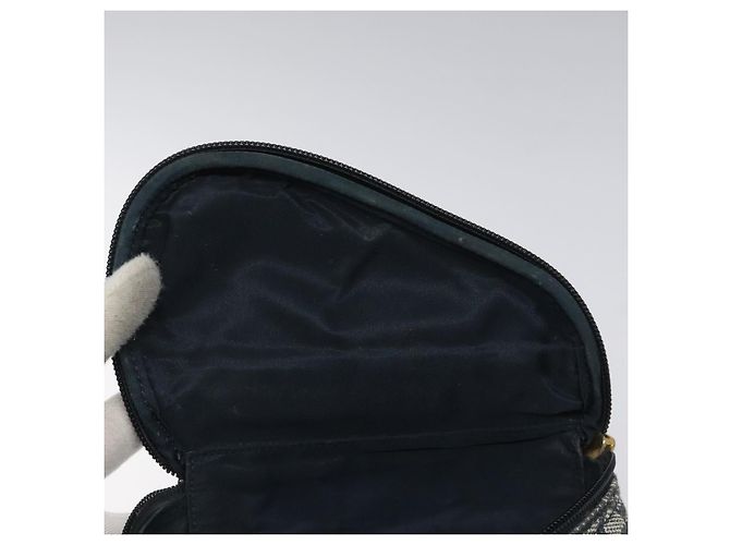 Pochette in tela Trotter Christian Dior Navy Auth 119182 Blu navy - vista 17