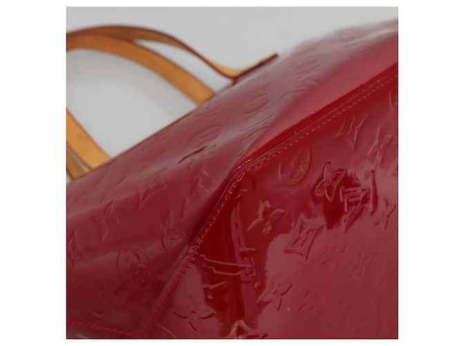 LOUIS VUITTON Borsa Bellevue PM Monogram Vernis Pomme D'amour M93583 Auth 121048 Rosso - vista 14