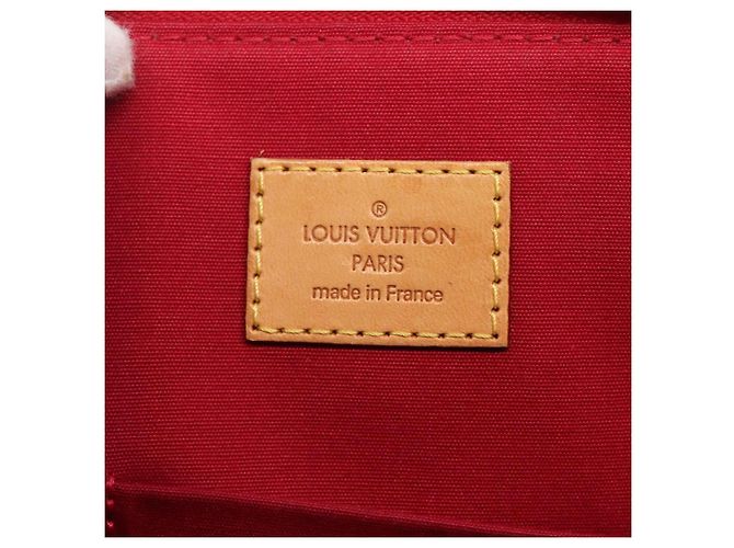 LOUIS VUITTON Borsa Bellevue PM Monogram Vernis Pomme D'amour M93583 Auth 121048 Rosso - vista 18