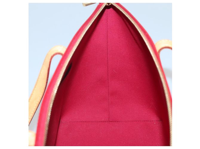 LOUIS VUITTON Borsa Bellevue PM Monogram Vernis Pomme D'amour M93583 Auth 121048 Rosso - vista 19