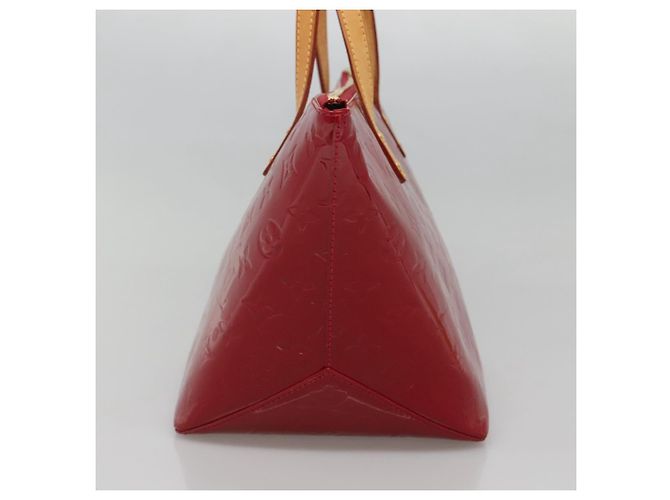 LOUIS VUITTON Borsa Bellevue PM Monogram Vernis Pomme D'amour M93583 Auth 121048 Rosso - vista 4