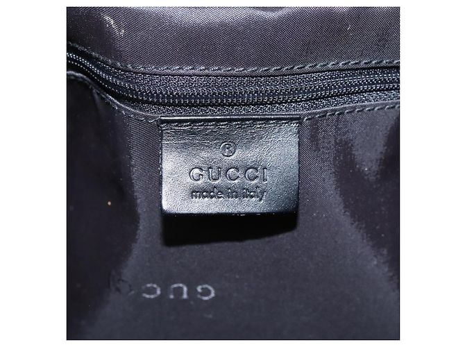 Borsa a mano GUCCI Nylon 2 vie Verde Argento 001 1577 Auth bs24806 - vista 18