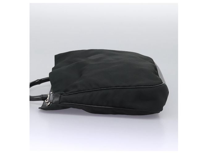 Borsa a mano GUCCI Nylon 2 vie Verde Argento 001 1577 Auth bs24806 - vista 4