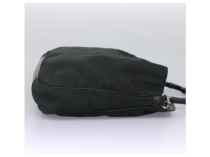Borsa a mano GUCCI Nylon 2 vie Verde Argento 001 1577 Auth bs24806 - vista 5
