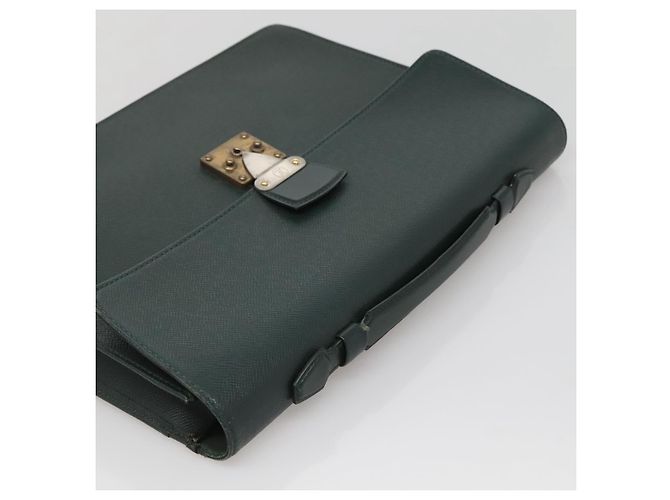 LOUIS VUITTON Taiga Serviette Kourad Borsa da Lavoro Épicea M30074 LV Auth ti3037 - vista 6