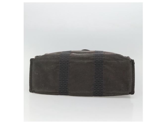 Hermès HERMES Handtasche Her Line MM aus grauem Canvas Auth sw510 Braun - Ansicht 5
