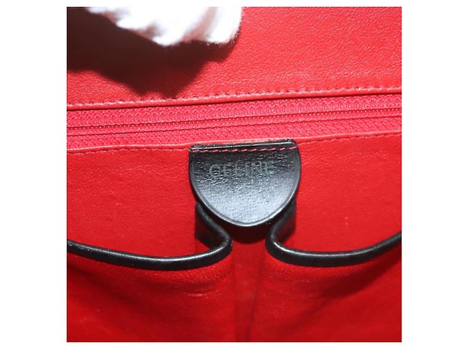 Céline Borsa a spalla in pelle nera Auth sw451 Nero - vista 17
