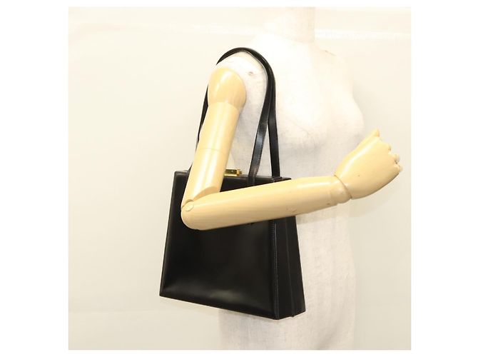 Céline Borsa a spalla in pelle nera Auth sw451 Nero - vista 22