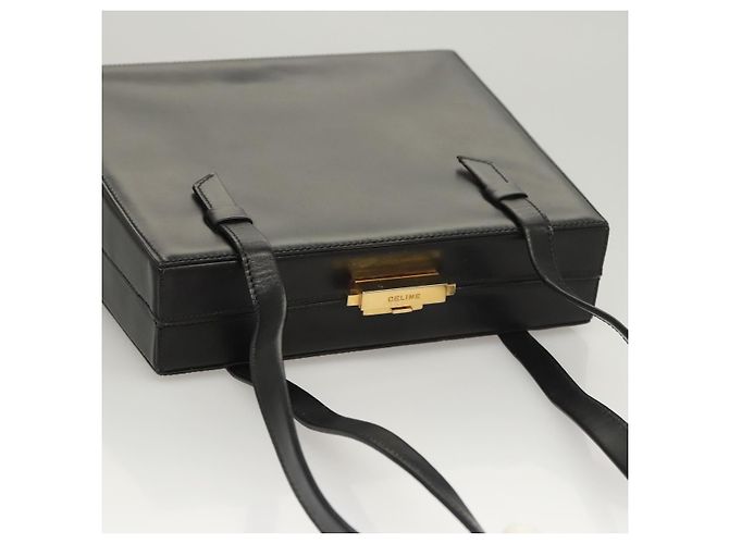 Céline Borsa a spalla in pelle nera Auth sw451 Nero - vista 6