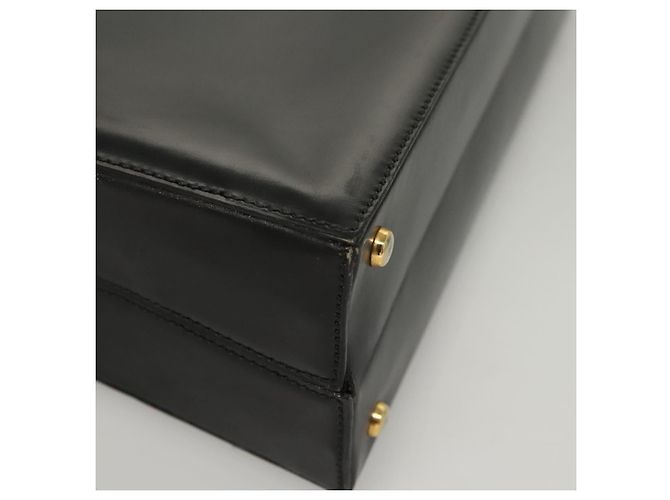 Céline Borsa a spalla in pelle nera Auth sw451 Nero - vista 9