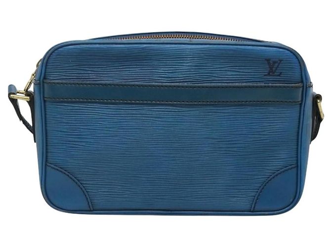 LOUIS VUITTON Epi Trocadero 23 Borsa a Spalla Blu M52305 LV Auth ti3029 - vista 13