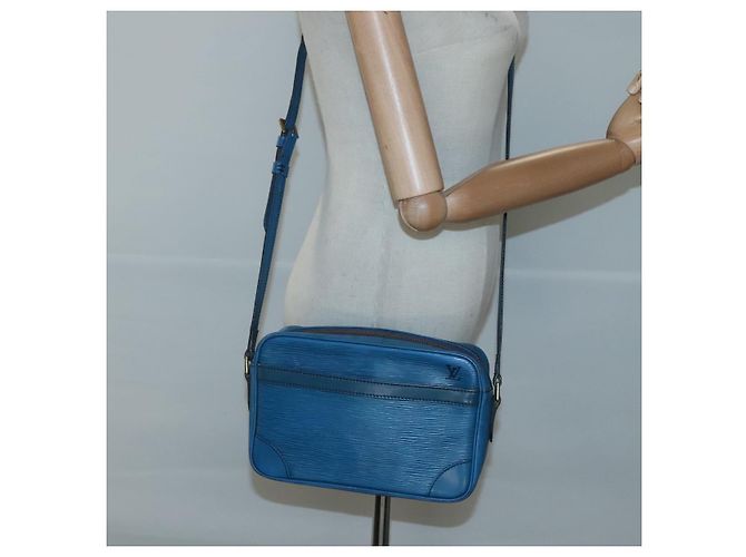 LOUIS VUITTON Epi Trocadero 23 Borsa a Spalla Blu M52305 LV Auth ti3029 - vista 22