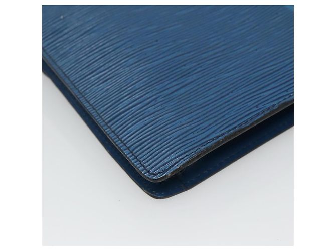 LOUIS VUITTON Epi Montaigne 27 Clutch Blu M52655 LV Auth 121415 - vista 16