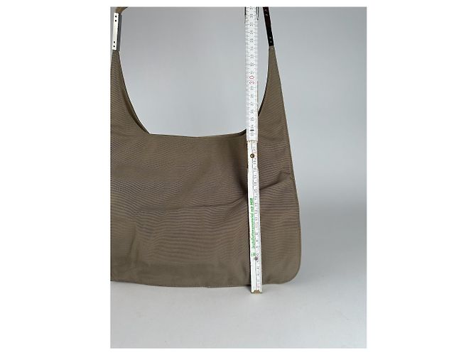 Vintage Gucci Canvas Tasche Khaki - Ansicht 12