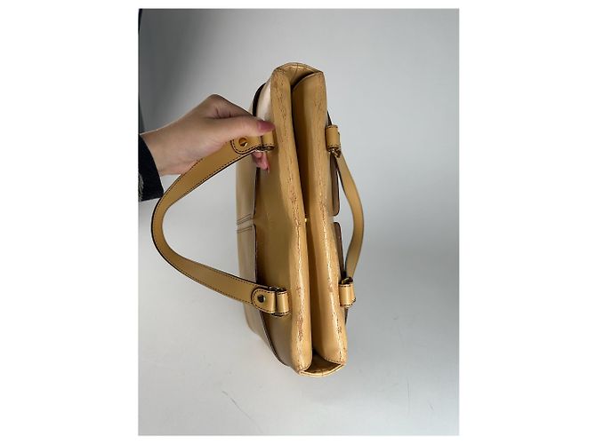 Chloé Vintage Chloe Leder Tasche beige braun - Ansicht 7