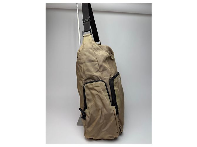 Vintage Gucci Canvas Tasche khaki braun - Ansicht 10