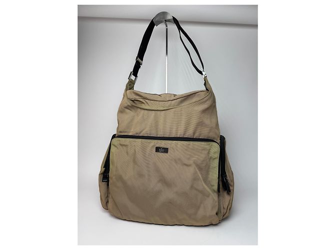 Vintage Gucci Canvas Tasche khaki braun - Ansicht 11