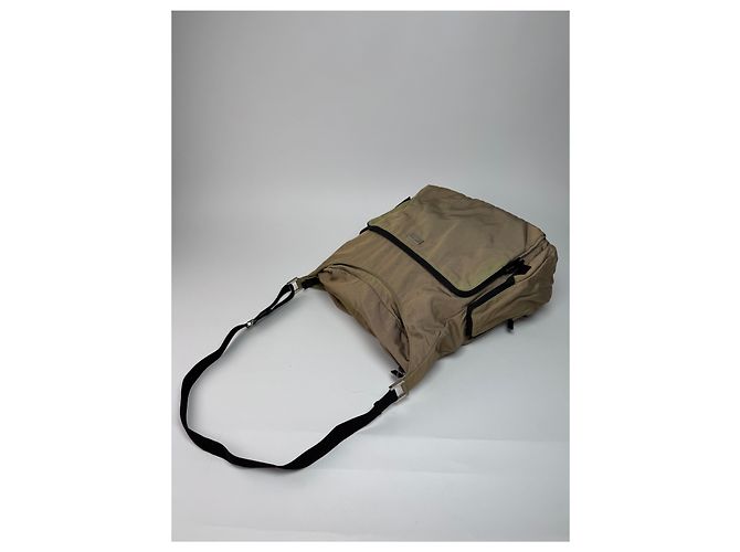 Vintage Gucci Canvas Tasche khaki braun - Ansicht 3