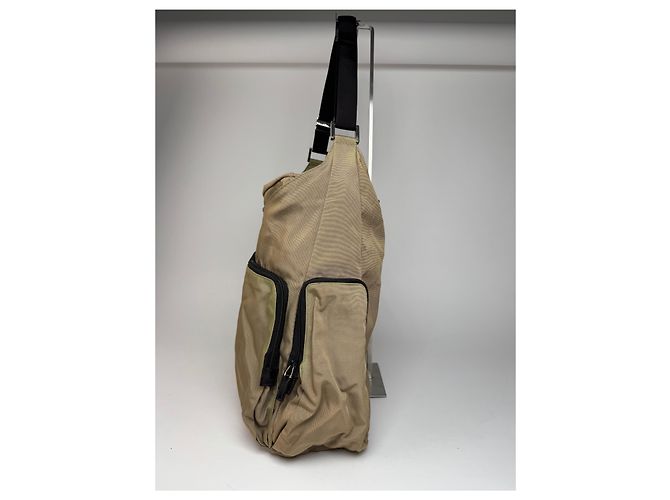 Vintage Gucci Canvas Tasche khaki braun - Ansicht 9
