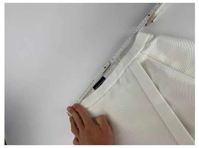 Giorgio Armani Gonna serpente vintage bianca di Armani Bianco - vista 11