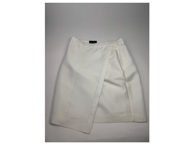 Giorgio Armani Gonna serpente vintage bianca di Armani Bianco - vista 4