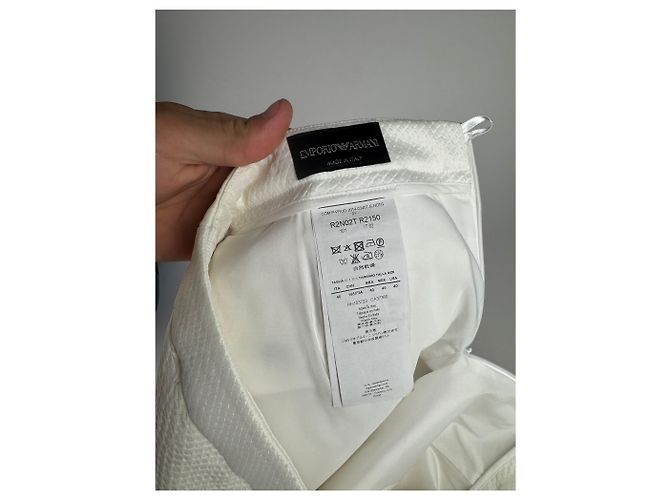 Giorgio Armani Gonna serpente vintage bianca di Armani Bianco - vista 6