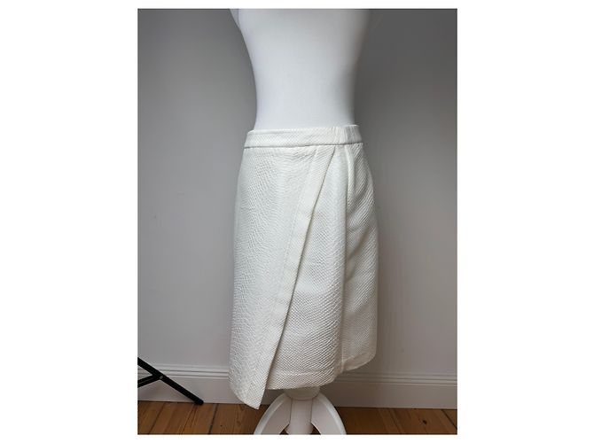 Giorgio Armani Gonna serpente vintage bianca di Armani Bianco - vista 7