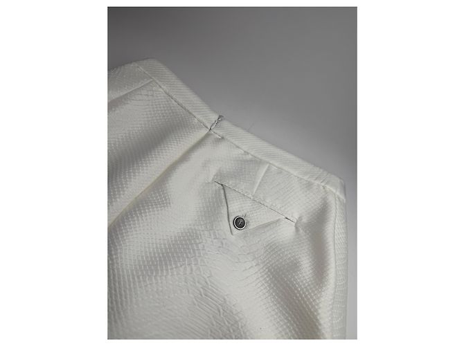 Giorgio Armani Gonna serpente vintage bianca di Armani Bianco - vista 8