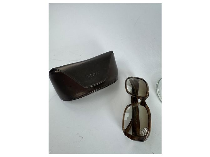 Occhiali da sole vintage Loewe Madrid marroni Marrone - vista 2