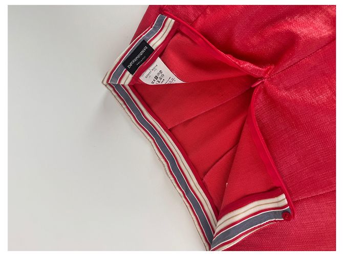 Giorgio Armani Gonna vintage Armani rossa Rosso - vista 5