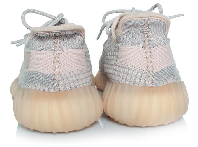 Yeezy, Boost 350 v2 lundmarks non riflettenti Rosa Grigio Porpora - vista 3