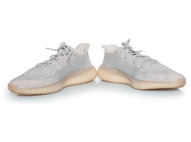 Yeezy, Boost 350 v2 lundmarks non riflettenti Rosa Grigio Porpora - vista 6